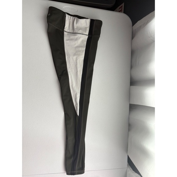 Athleta Olive Green Leggings Womens Size S High Rise Workout Athletic - Picture 9 of 9